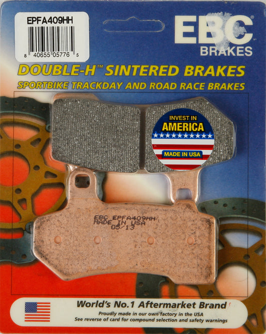 EBC Extreme Pro Brake Pads EPFA409HH for Harley Davidson V-Twin Motorcycles