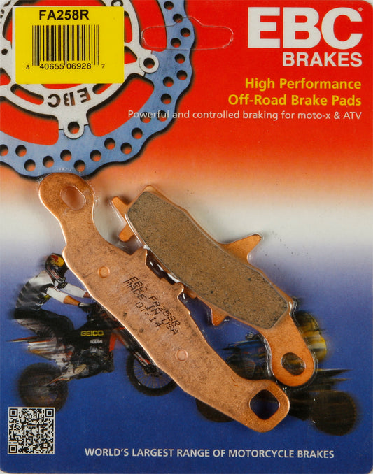 EBC FA258R Brake Pads for Kawasaki KX85 (2001-2010) – Street Performance