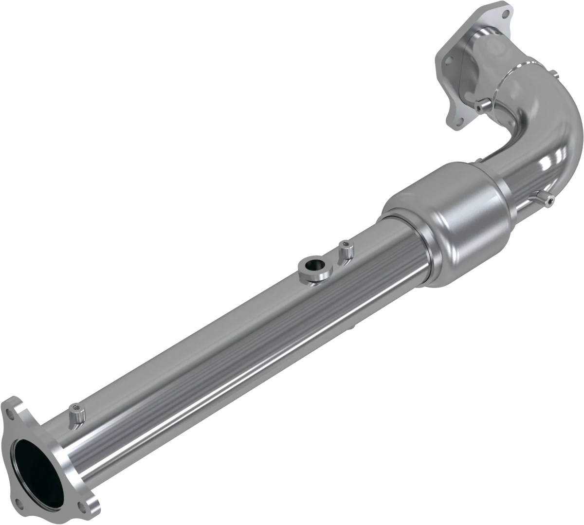 MBRP Part AT-9524RP Single Slip-On 2.5 Inch Race Pipe for Polaris RZR XP Turbo Models