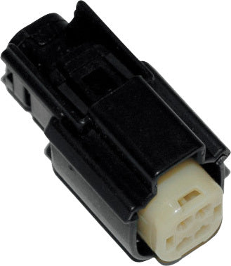 NAMZ Custom Cycle 4-Pin Female Connector Black NM-33472-4001 for V-Twin Wiring