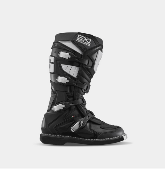 Gaerne GX-1 Offroad Boots Black Size 6 – Lightweight Trail and Track Footwear