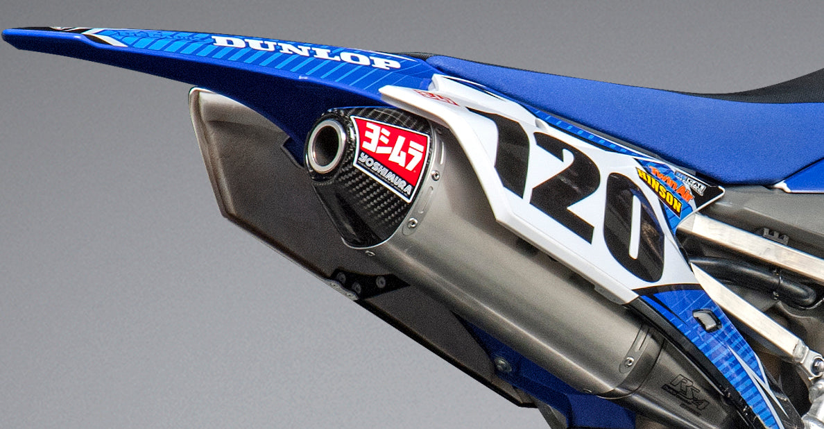 Yoshimura RS-4 Header/Canister/End Cap Exhaust System for Yamaha YZ450FX and WR450F
