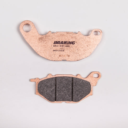 BRAKING Sintered Brake Pad Part Number 968CM55 for Yamaha YZF-R3 and MT-03