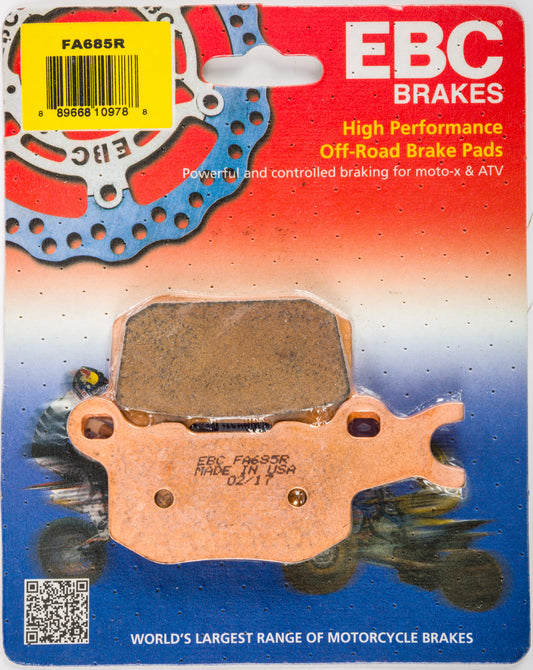 EBC Fa685R Sintered R Series Brake Pads for Can-Am Defender HD10 and HD8
