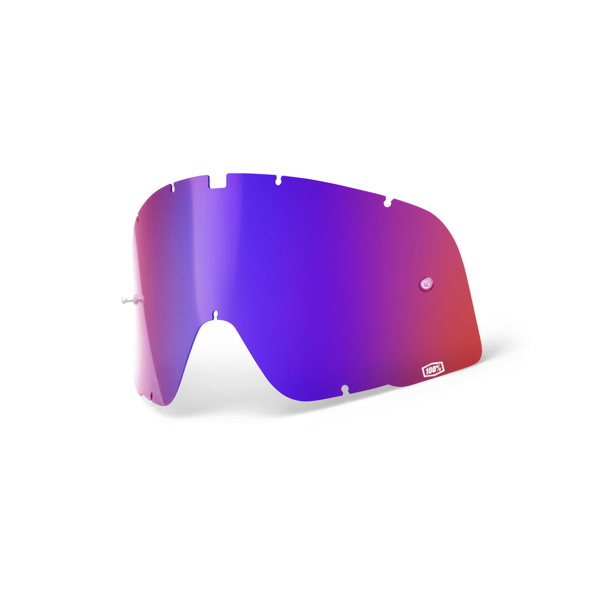 100-PERCENT Barstow Sheet Mirror Red/Blue Offroad Eyewear Lens (Part #59001-00001)