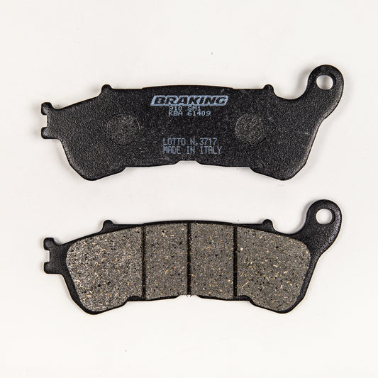BRAKING Part Number 910SM1 Semi Metallic Brake Pad Set for Honda Motorcycles