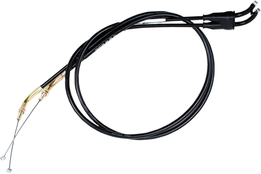 Motion Pro Black Vinyl Throttle Push Pull Cable Set for Suzuki Offroad Motorcycles