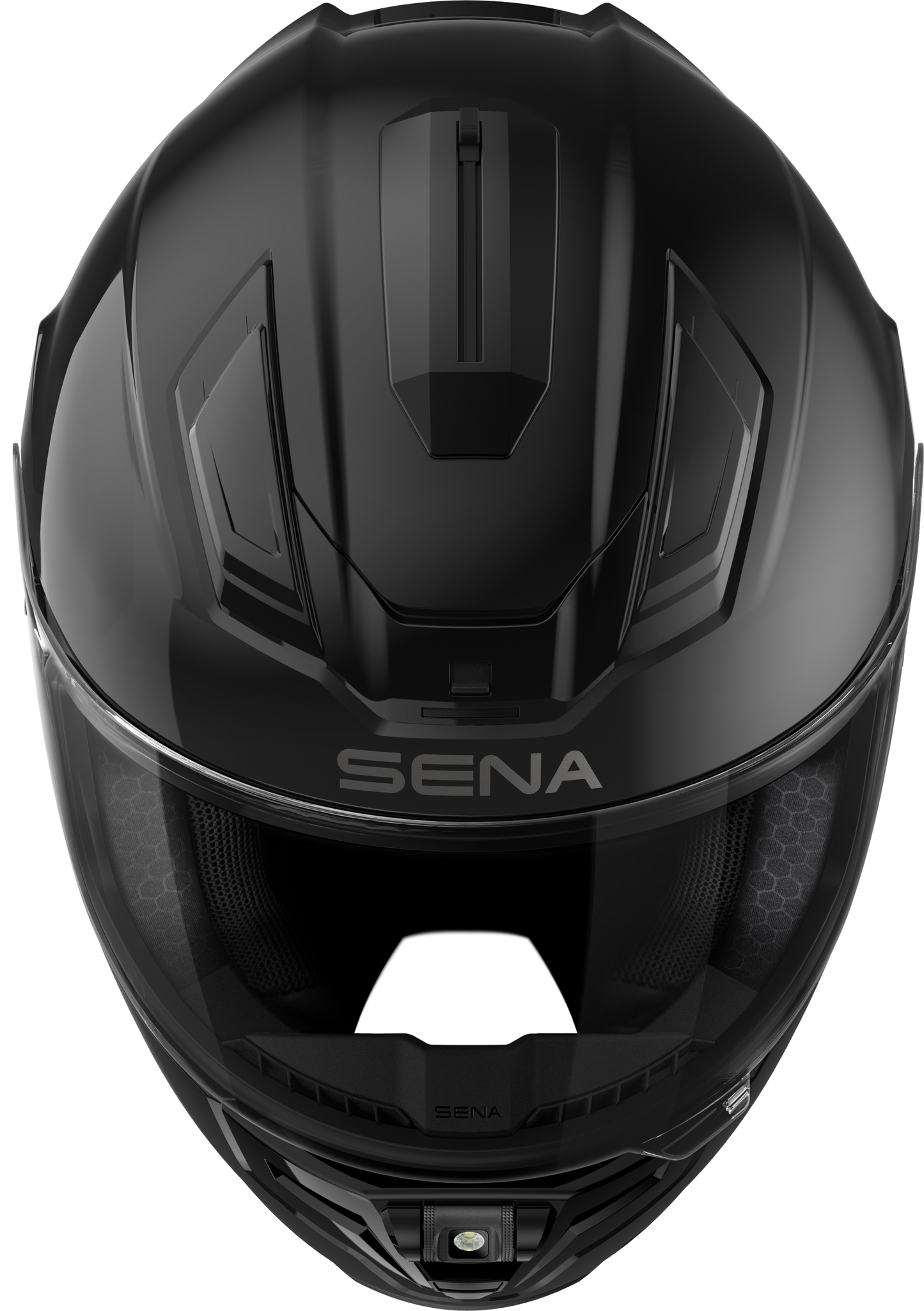 SENA Phantom Anc Full-Face Helmet in Matte Black - Large, Mesh 3.0, Active Noise Cancellation, Cellular Wave Intercom