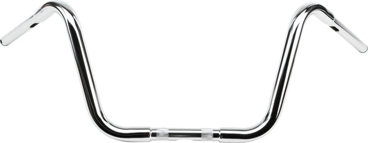 HardDrive 1.25-inch Ape Hanger Handlebars with 8.5-inch Pull Back in Chrome for Harley Davidson V-Twin Models