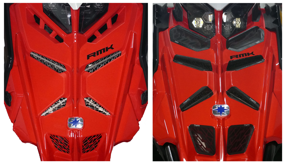 FrogzSkin F0371 Snow and Debris Vent Kit for Polaris Snowmobiles