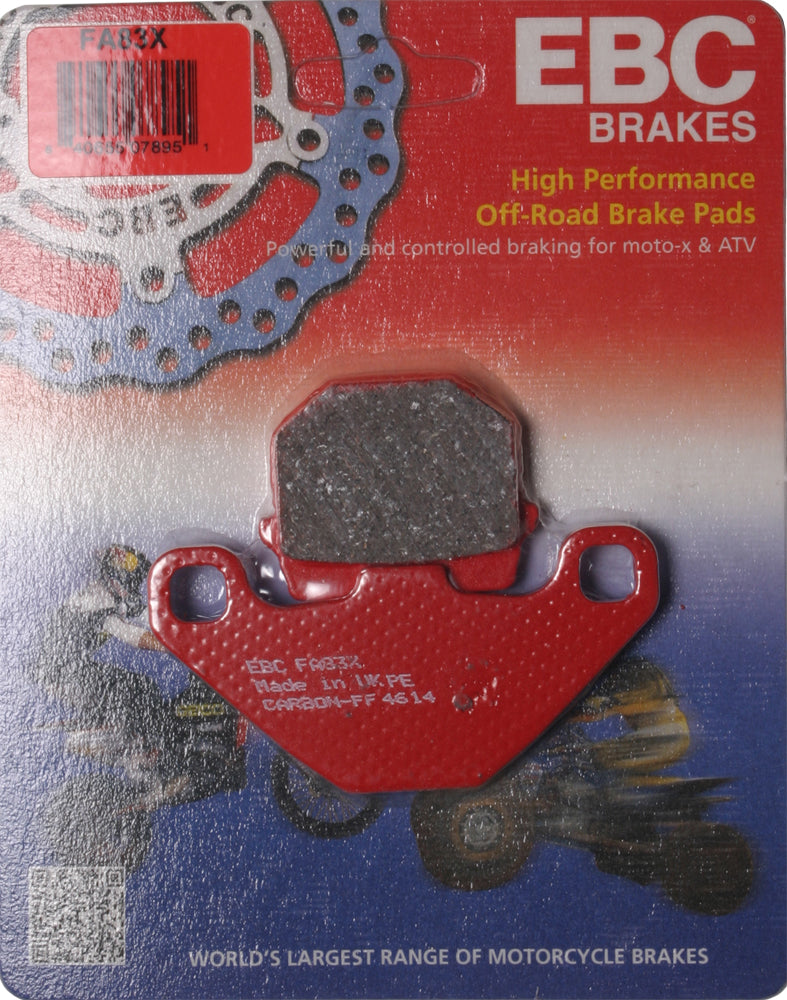 EBC Fa83X Carbon X Series Brake Pads for Zero S, Zero DS, Zero Mx, and Zero Xu