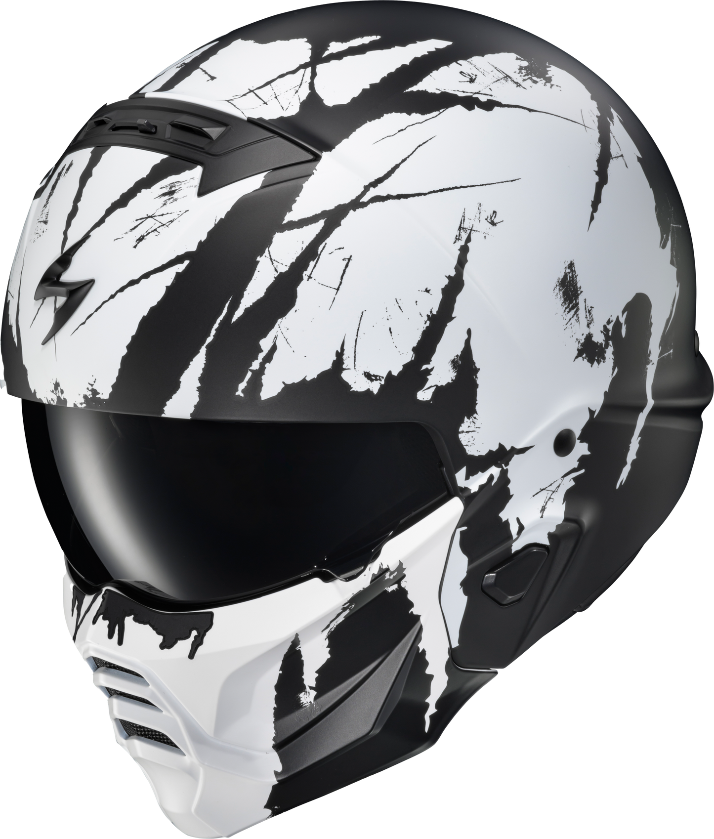 Scorpion EXO Covert 2 Open Face Helmet Marauder 2 Small - Street Motorcycle Helmet with Removable Mask and Integrated Communication Port