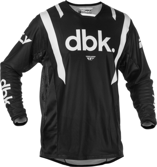 Fly Racing Kinetic Mesh Dbk Jersey Black/White X-Large for Offroad Riding