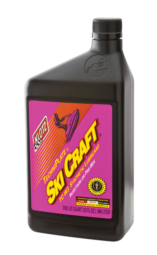 Klotz TC W3 Skicraft Techniplate Oil 32 oz. for High-Performance 2-Cycle Watercraft Engines