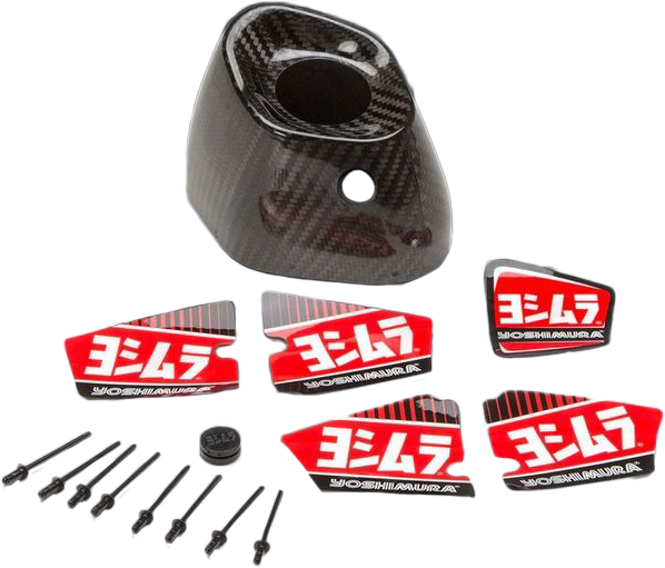 Yoshimura End Cap Cover Kit for RS9 and RS9T Right Side - Street Exhaust Accessories
