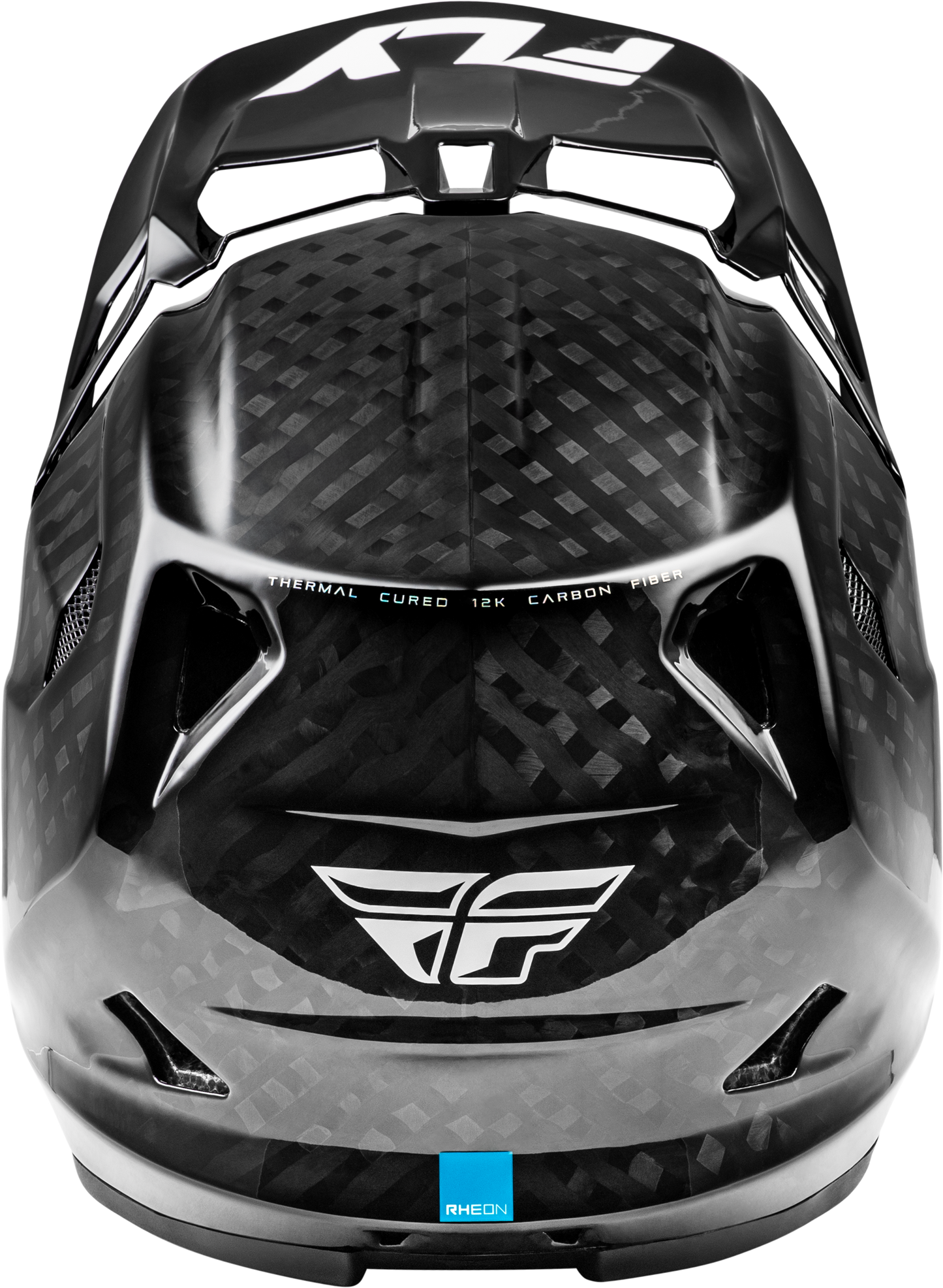 Fly Racing Werx R Carbon Full-Face Helmet - Large Black Carbon for Bicycle Riders