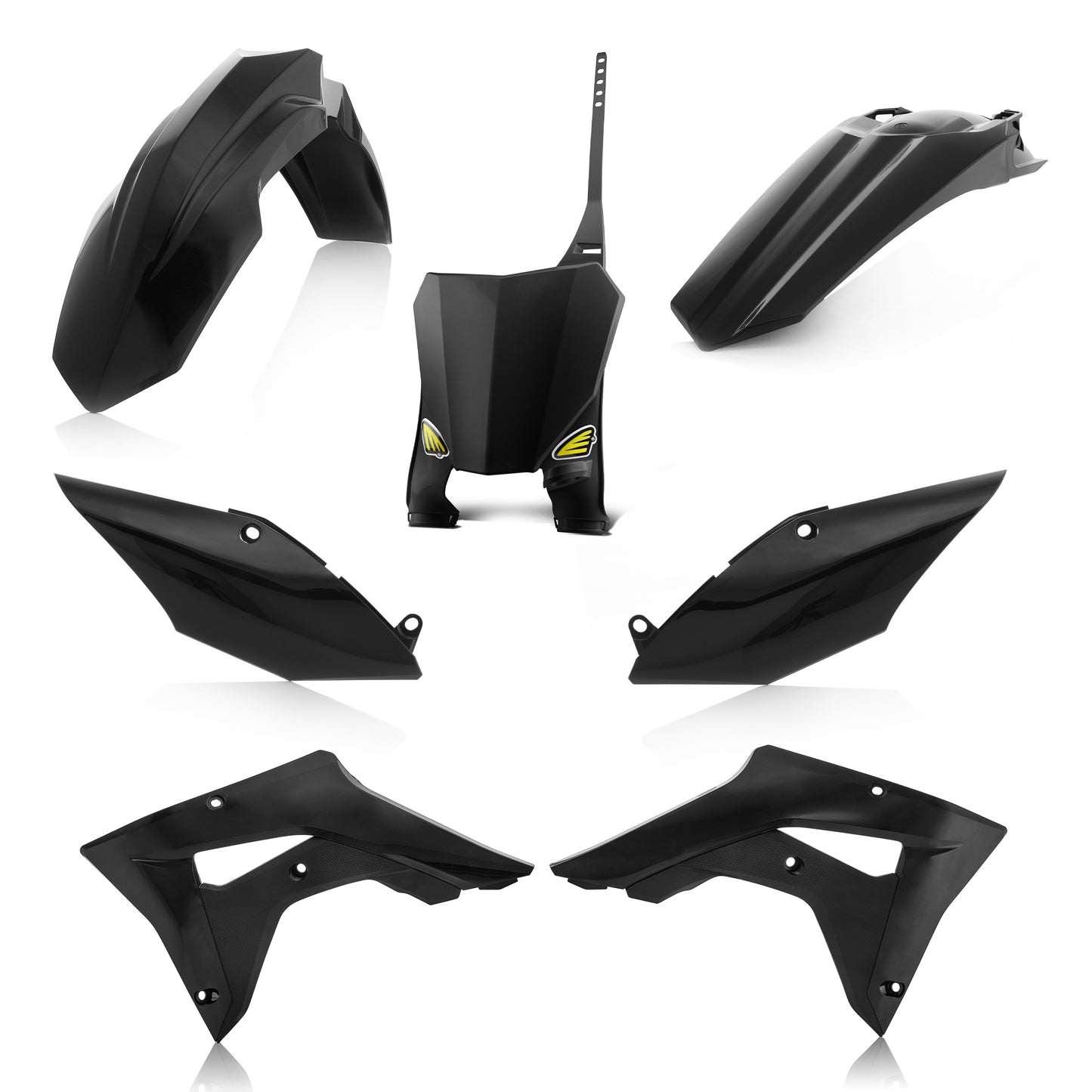 Cycra 1CYC-9428-12 5 Piece Black Offroad Body Kit for Motorcycle