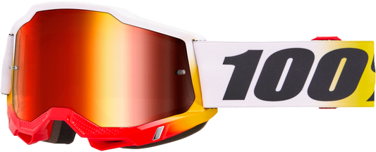 100 Percent Accuri 2 Goggle Torken Mirror Red Lens for Offroad Eyewear