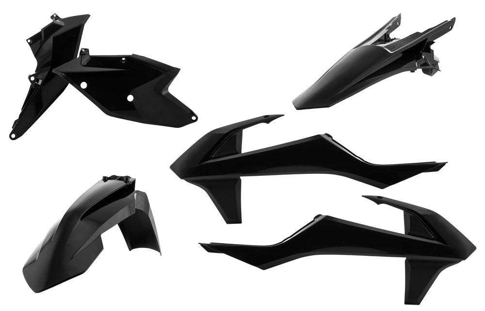 ACERBIS Plastic Body Kit for KTM Offroad Models - Black (Part #2634060001)
