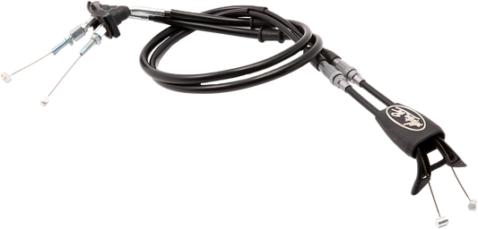 MOTION PRO Rev 2/3 Black Vinyl Throttle Cable Set for Offroad Motorcycles - Part #01-1533