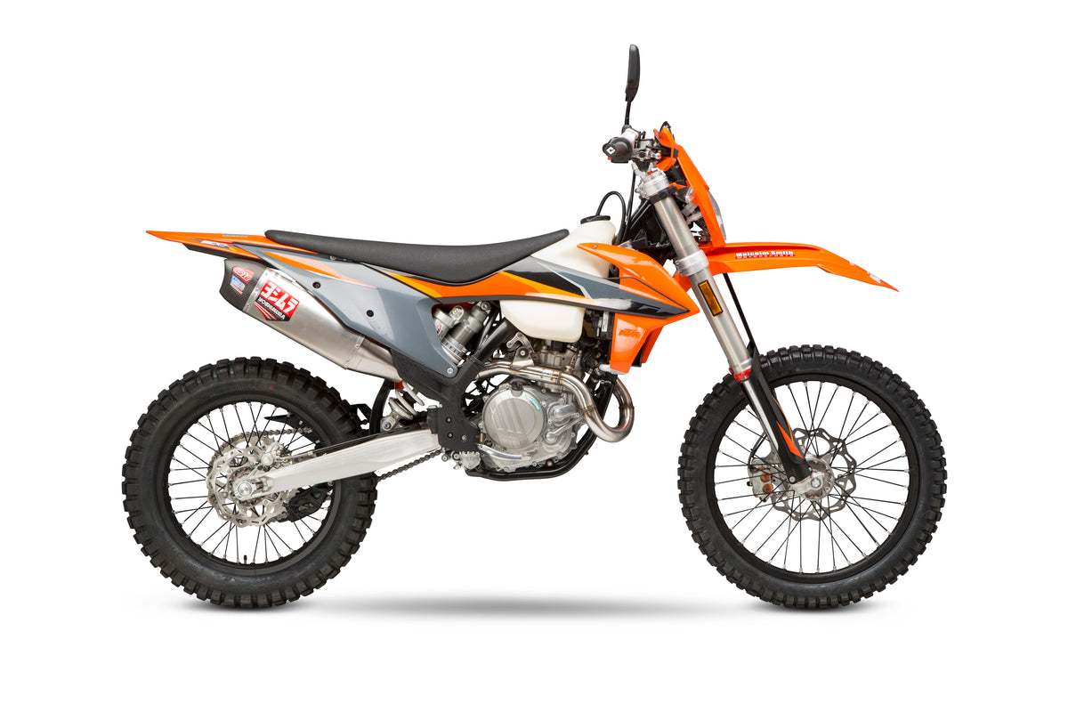 Yoshimura RS-12 Header, Canister, and End Cap Exhaust System for KTM and Husqvarna Models