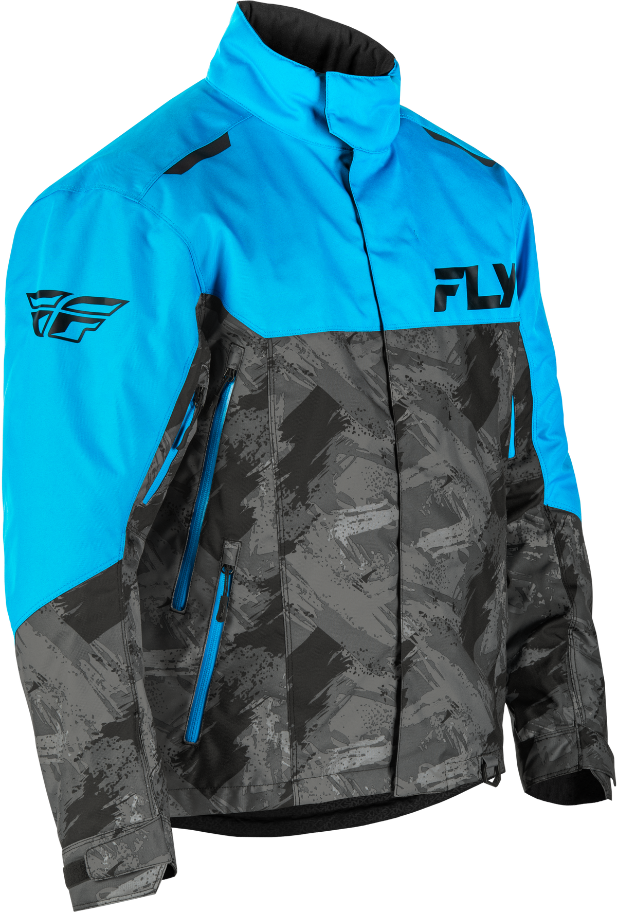 Fly Racing SNX Pro Jacket Blue/Black 3X-Large - Snow Sports Outerwear