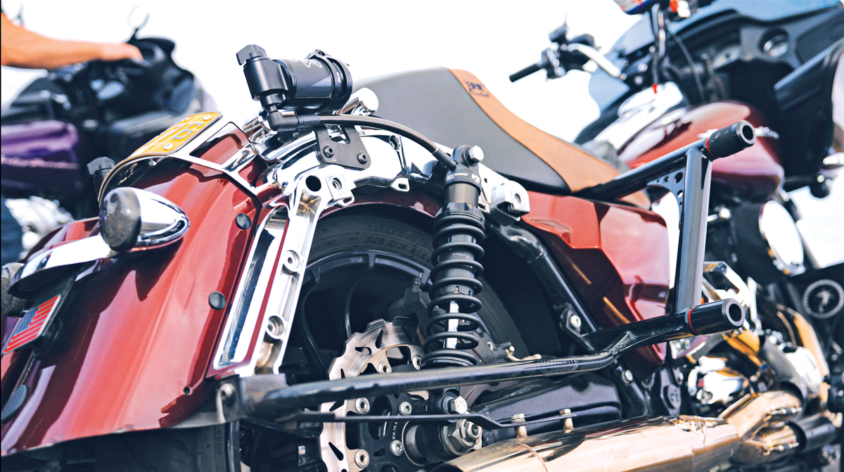 Fox QSR 13-inch Shock with Remote Reservoir for Harley Davidson V-Twin Models