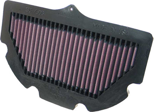 K&N SU-7506 High-Performance Washable Air Filter for Suzuki GSX-R Models
