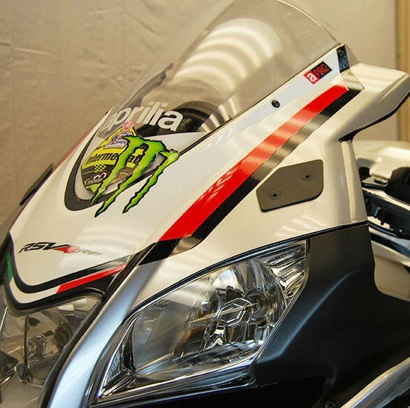 NEW RAGE CYCLES RSV4-MBO Mirror Block Off Plates for Street Bikes