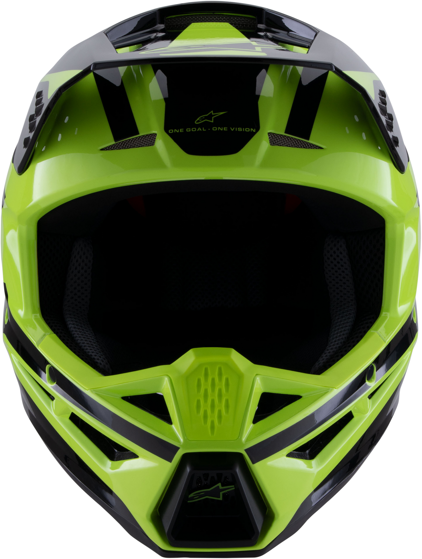 Alpinestars SM3 Helmet Yellow Fluo/Black X-Large – Off-Road Safety and Comfort Helmet