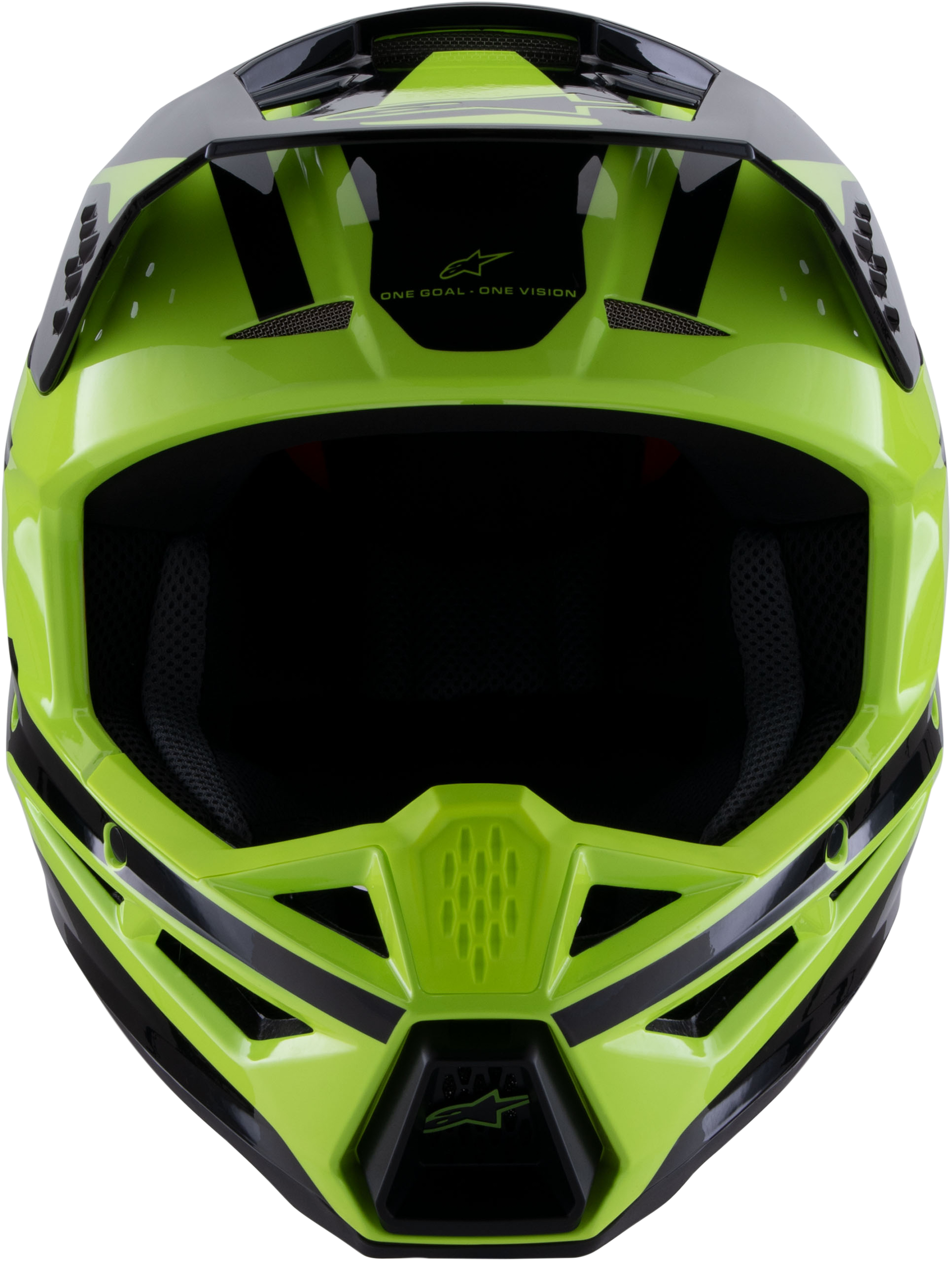 Alpinestars SM3 Helmet Yellow Fluo/Black X-Large – Off-Road Safety and Comfort Helmet
