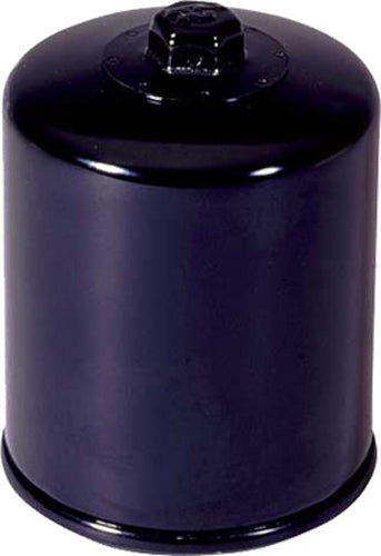K&N KN-171B Oil Filter for Harley-Davidson V-Twin Models - High-Flow Synthetic Media, Black Finish