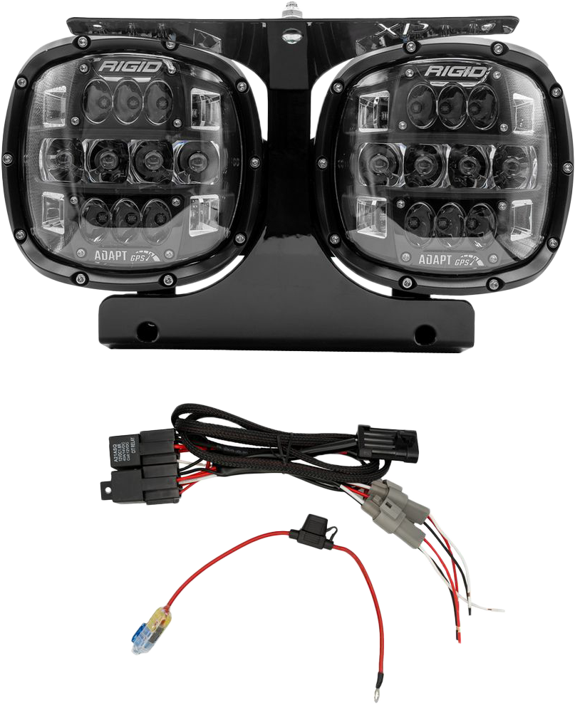 RIGID Adapt Headlight Kit for Harley Davidson Road Glide — Model Years 2015-2019