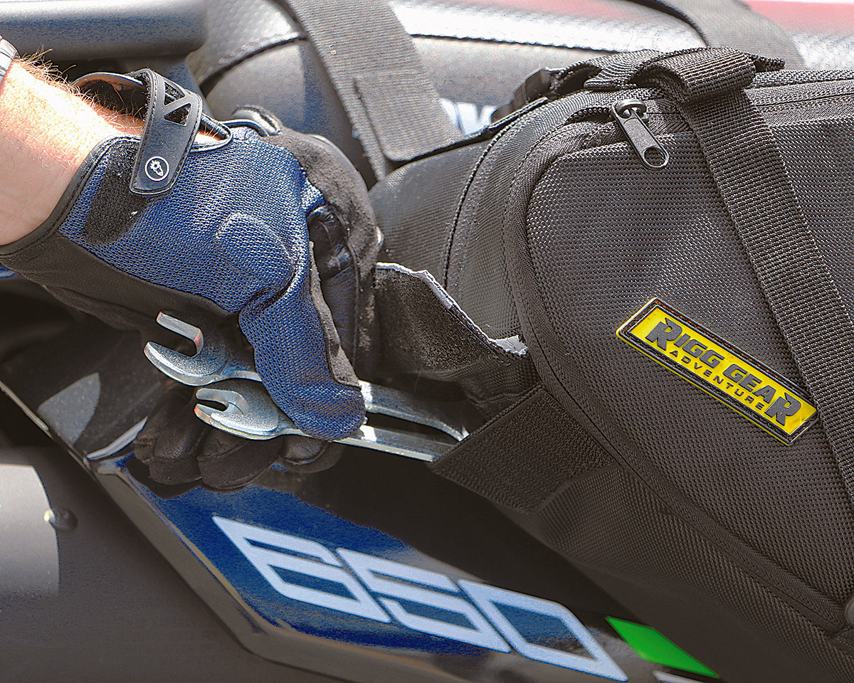 Nelson-Rigg RG-020 Dual Sport Saddlebags 12/15L for Street Motorcycles in Black