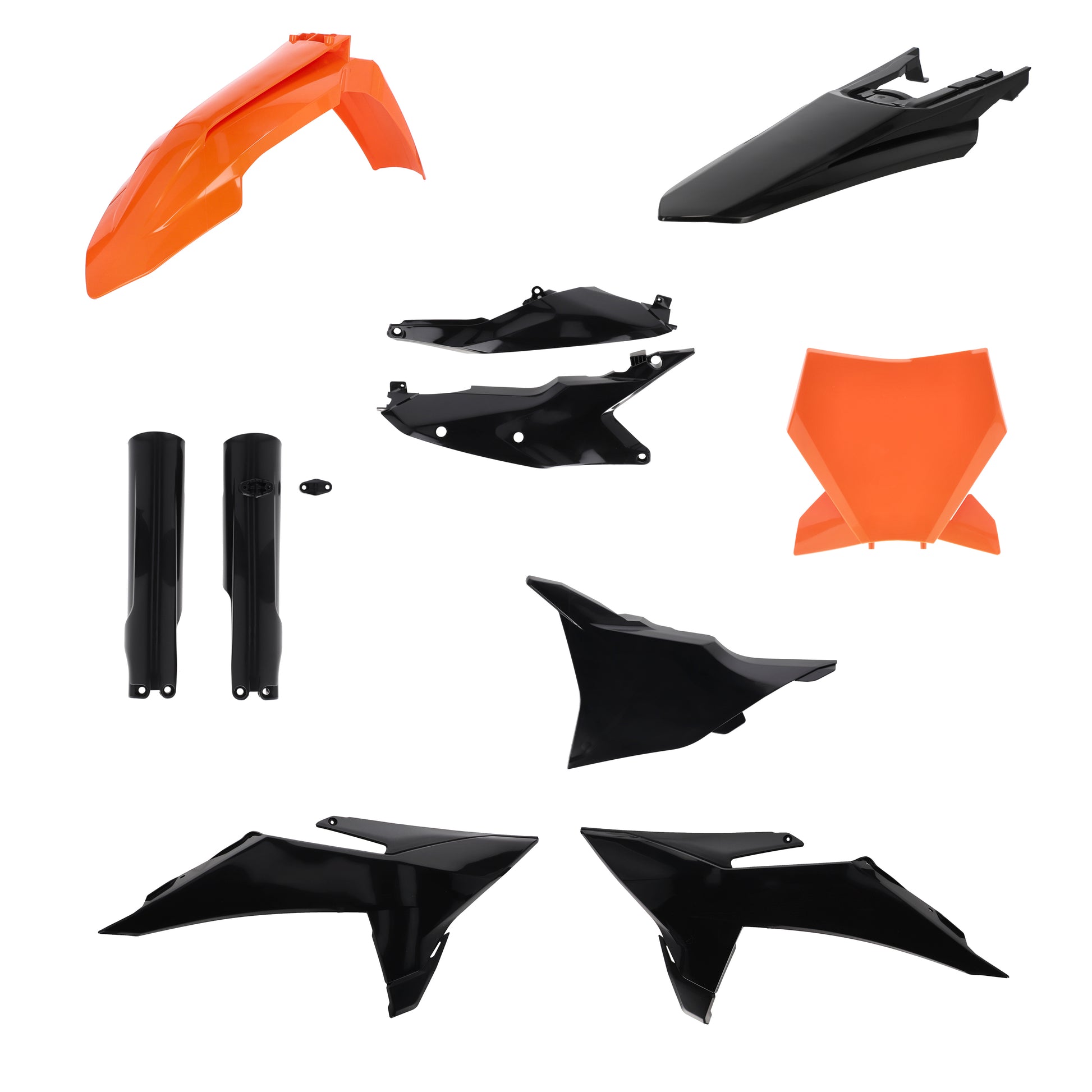 Acerbis Full KTM Black and Orange Plastic Body Kit (Part Number 2986815229)