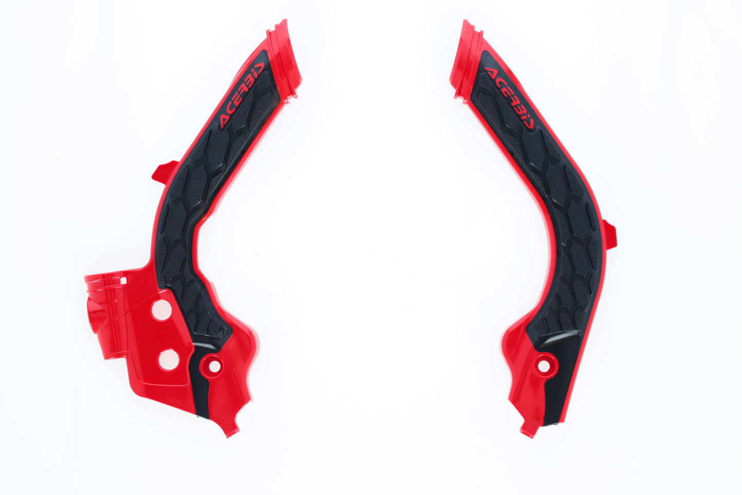 ACERBIS X Grip Frame Guard for Gas and Husqvarna Models - Red and Black