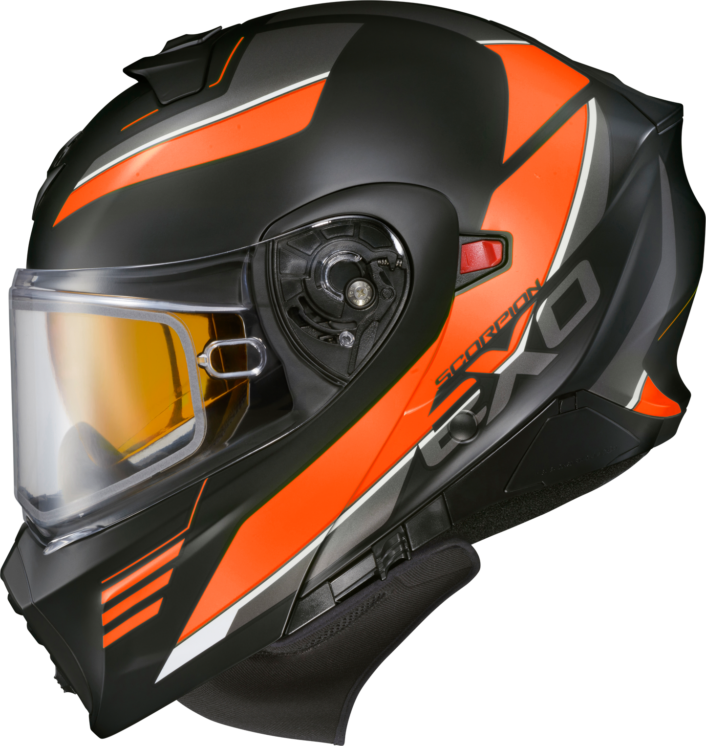 Scorpion EXO Exo GT930 Cold Weather Modular Helmet in Orange – Large