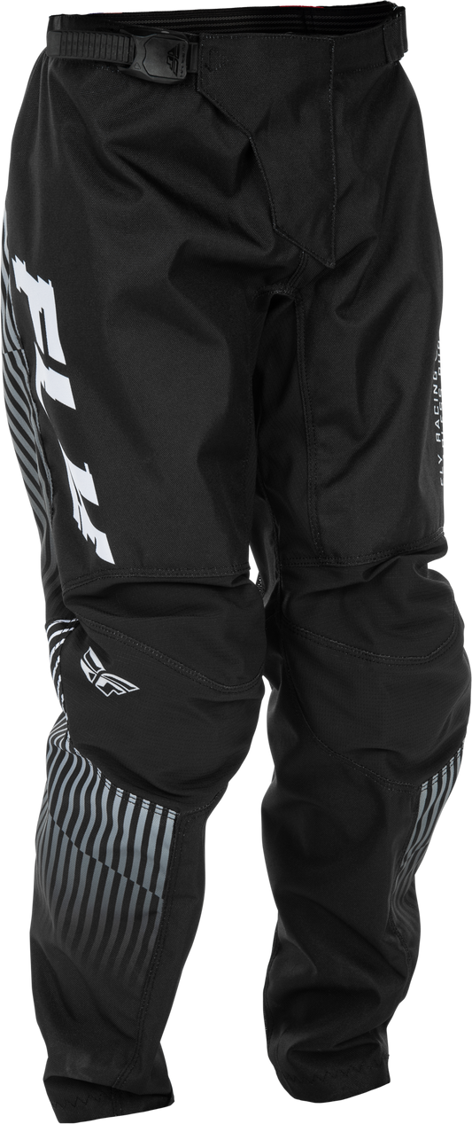 Fly Racing Youth F-16 Offroad Pants Black/White Size 24