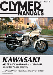 Clymer Repair Manual for Kawasaki KZ1000/1100 Models - Part CM4513