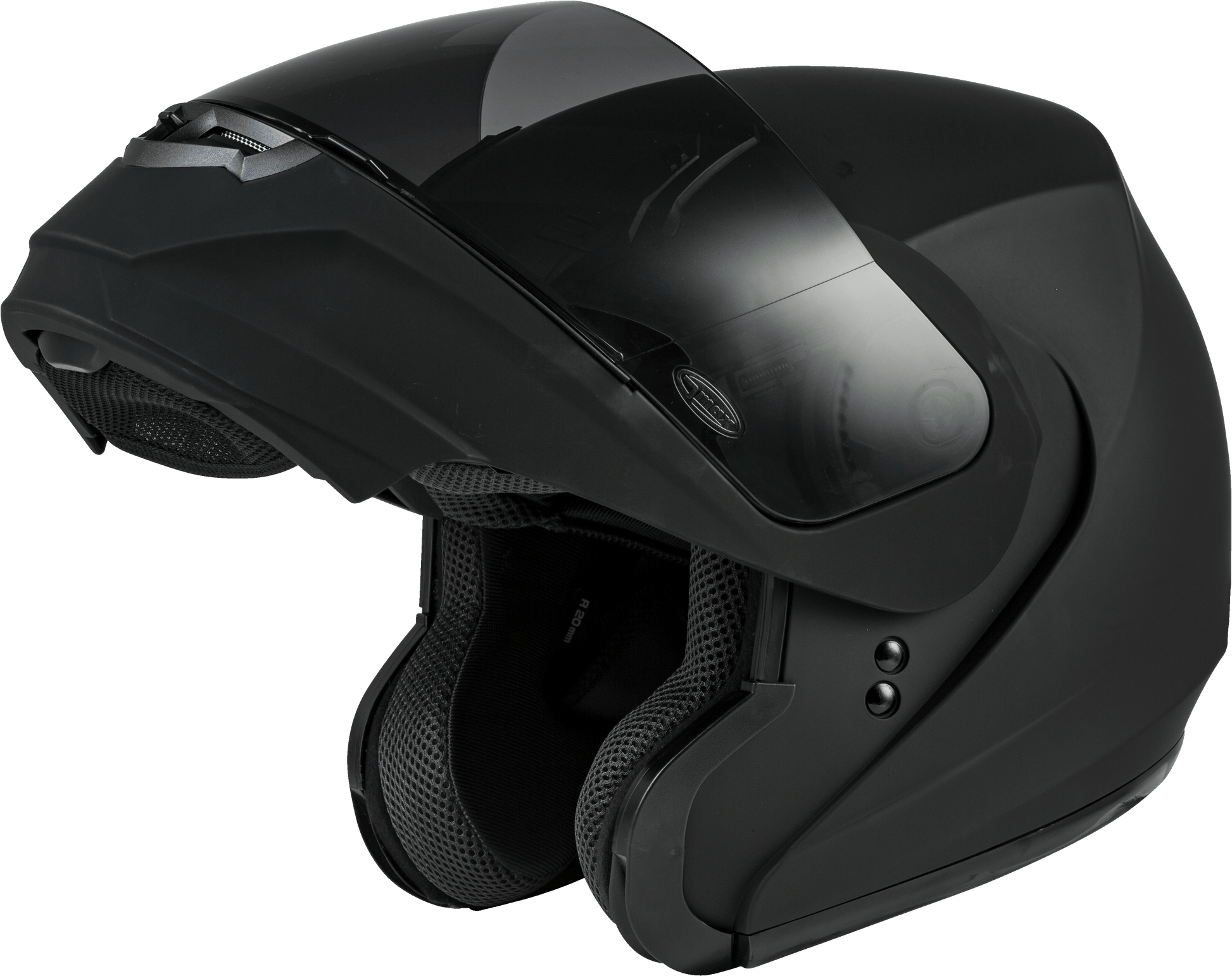 GMAX MD-04 Modular Helmet in Matte Black for X-Small - Lightweight Street Riding Headgear
