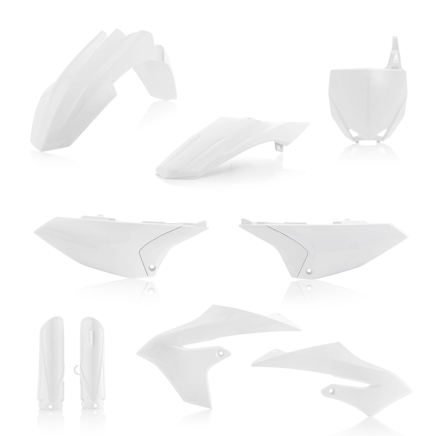 ACERBIS Full Plastic Body Kit for Yamaha YZ65 2019-2024, White