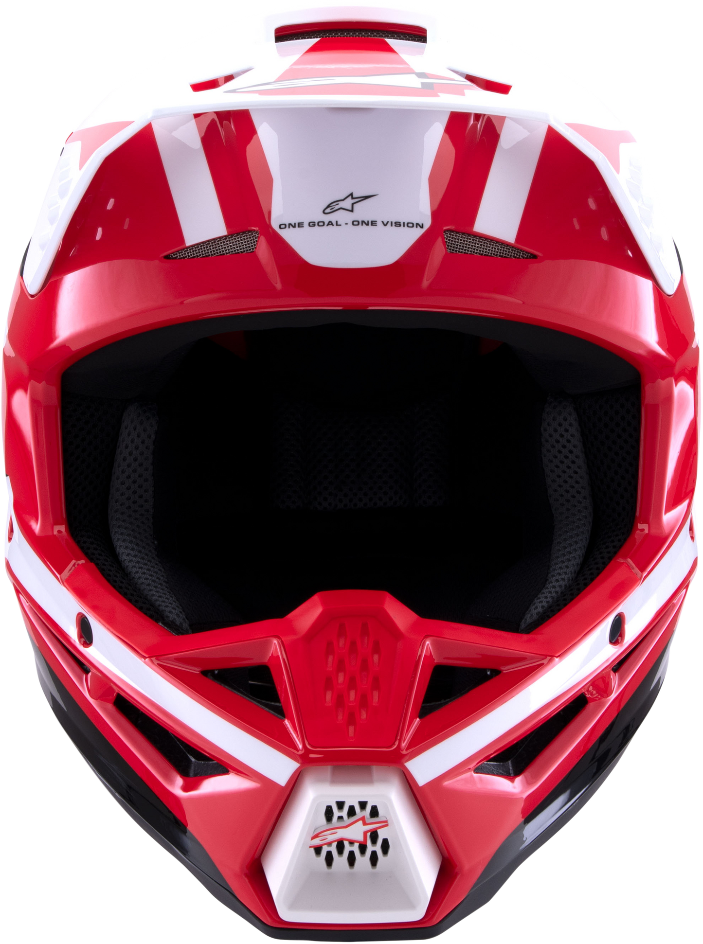 Alpinestars SM3 Off-Road Helmet 2X-Large Red/White/Black Glossy