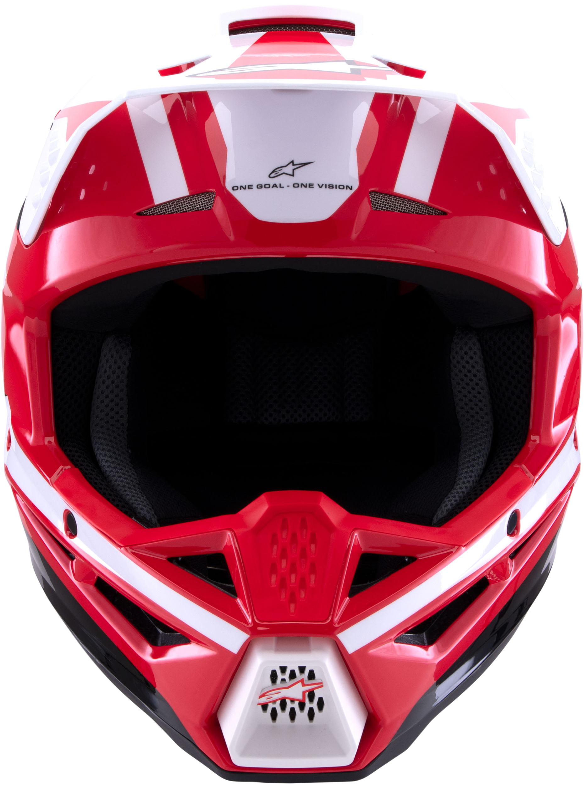 Alpinestars SM3 Heat Off-Road Helmet Large Red/White/Black Glossy