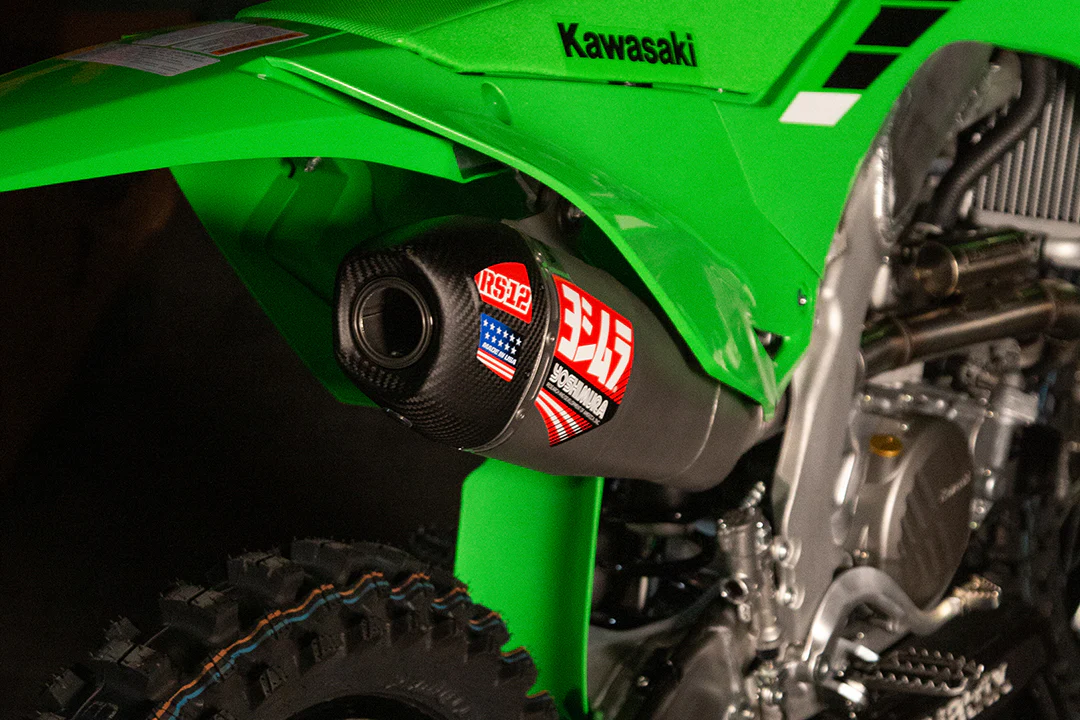 Yoshimura RS-12 Exhaust System for Kawasaki KX250F and KX250X - Offroad Performance Muffler