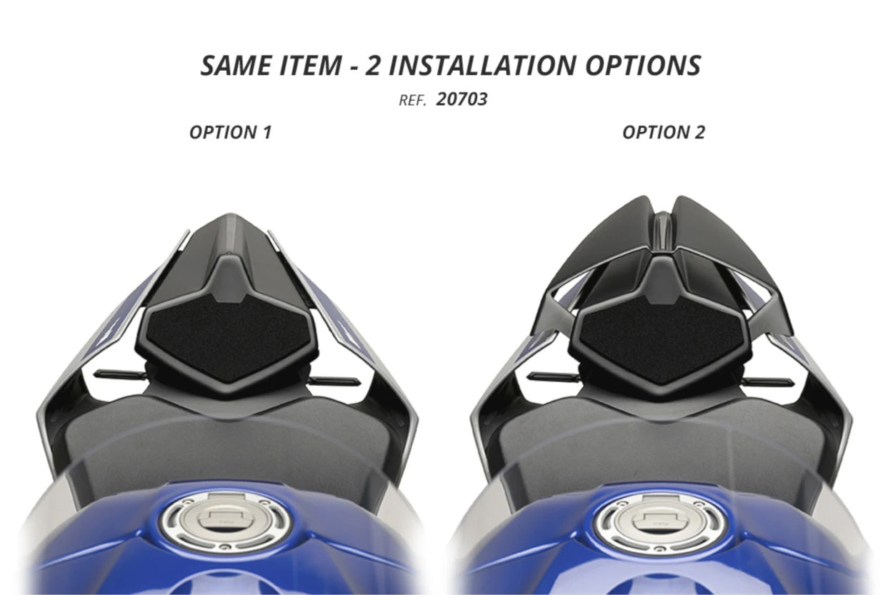 PUIG Rear Seat Cowl for Yamaha - Black, Part 20703J