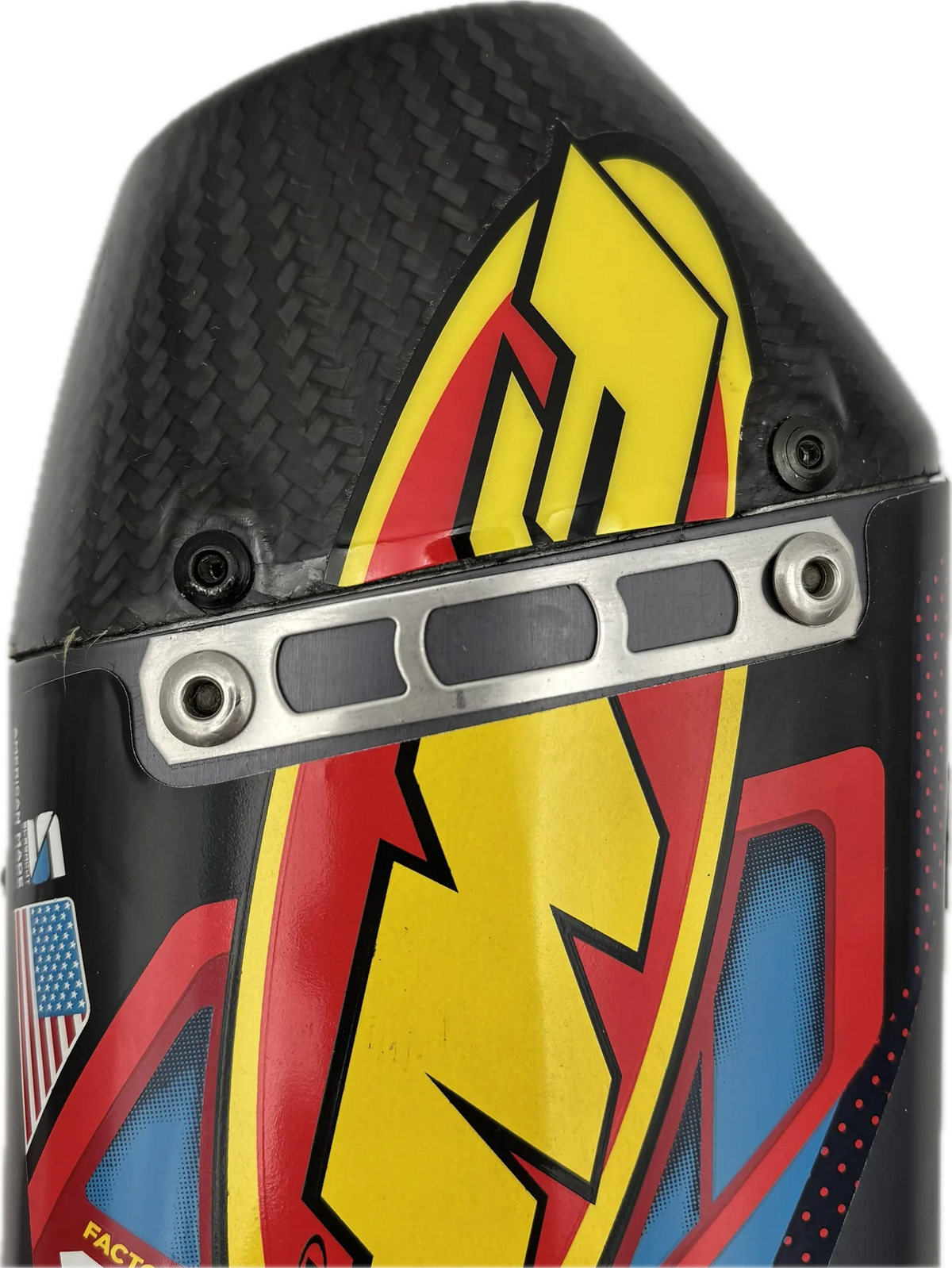 FMF Carbon Cap 4.1 New Style Offroad Exhaust End Cap with Spark Arrestor