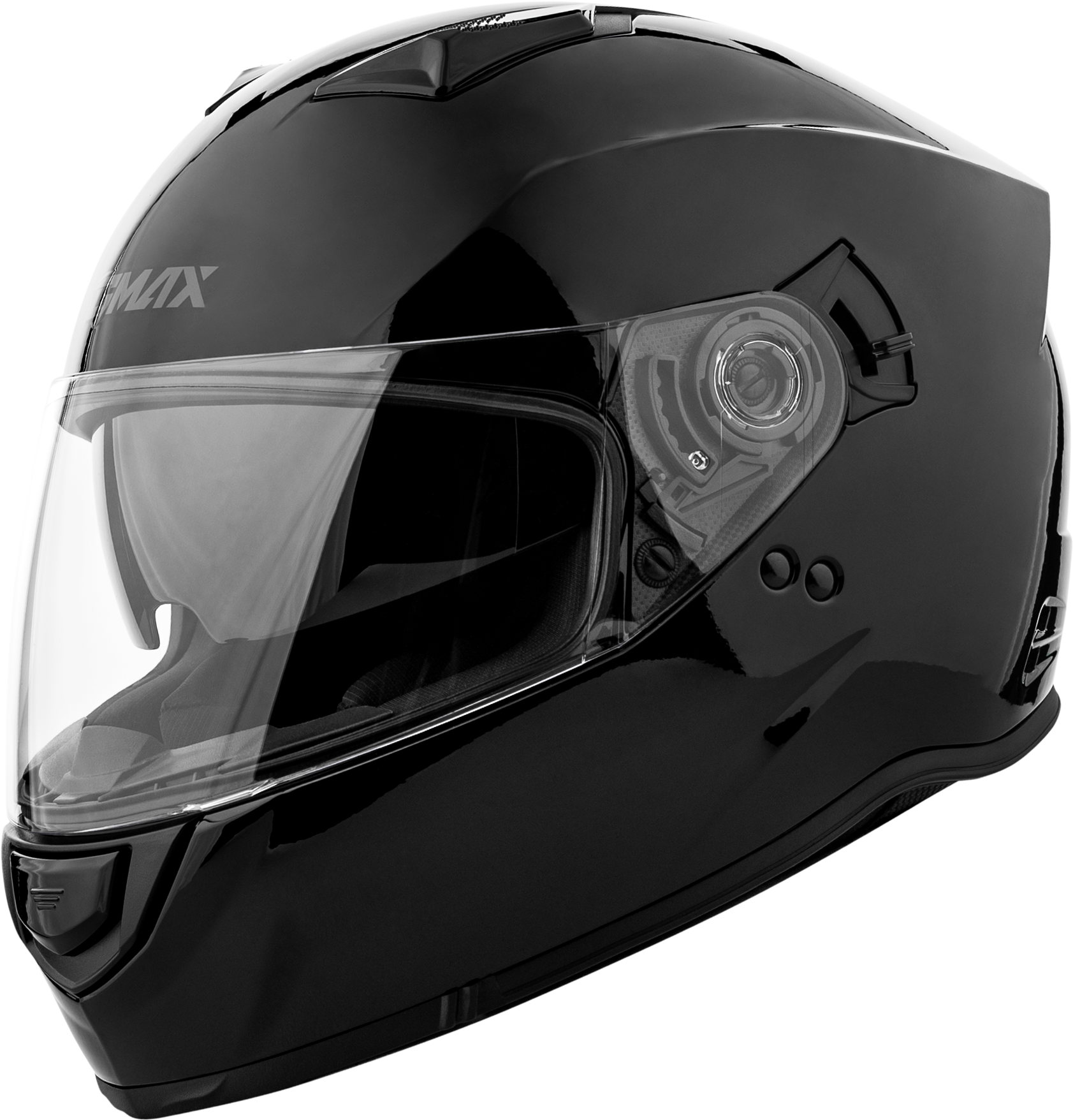 GMAX FF-18 Solid Black Full-Face Helmet 2X-Large for Street Riding