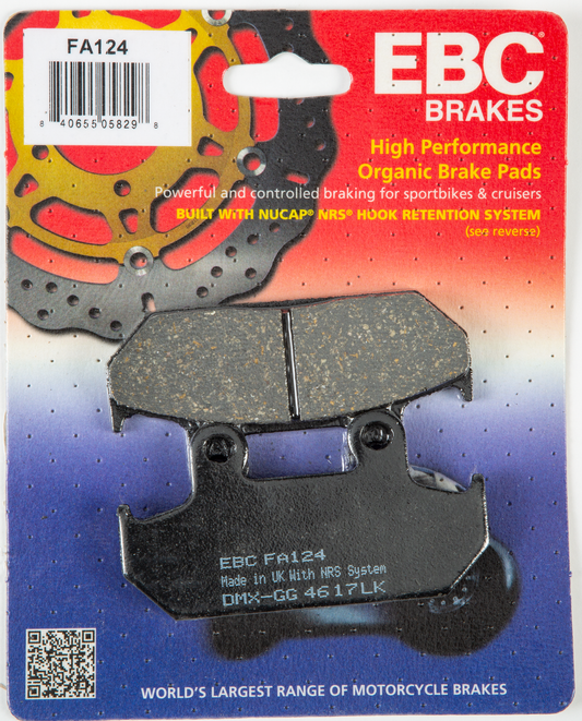 EBC FA124 Brake Pads for Honda VFR and CBR Models