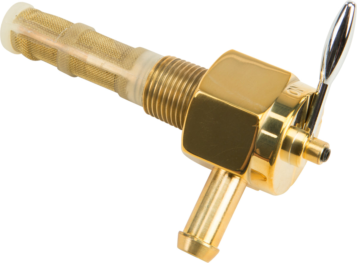 HardDrive Brass Petcock with 3/8 Inch Outlet for V-Twin Engines - Part Number 022690