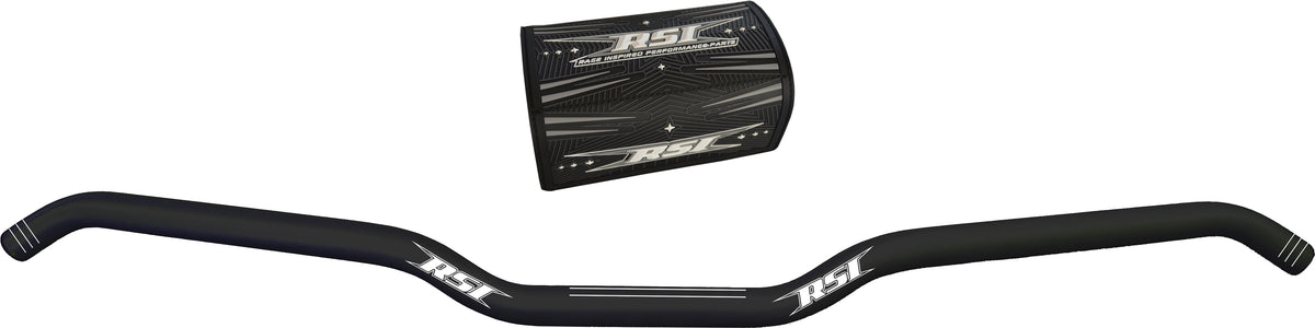 RSI Hustler 7/8" Handlebar with 1 Inch Rise - Black for Snow Vehicles